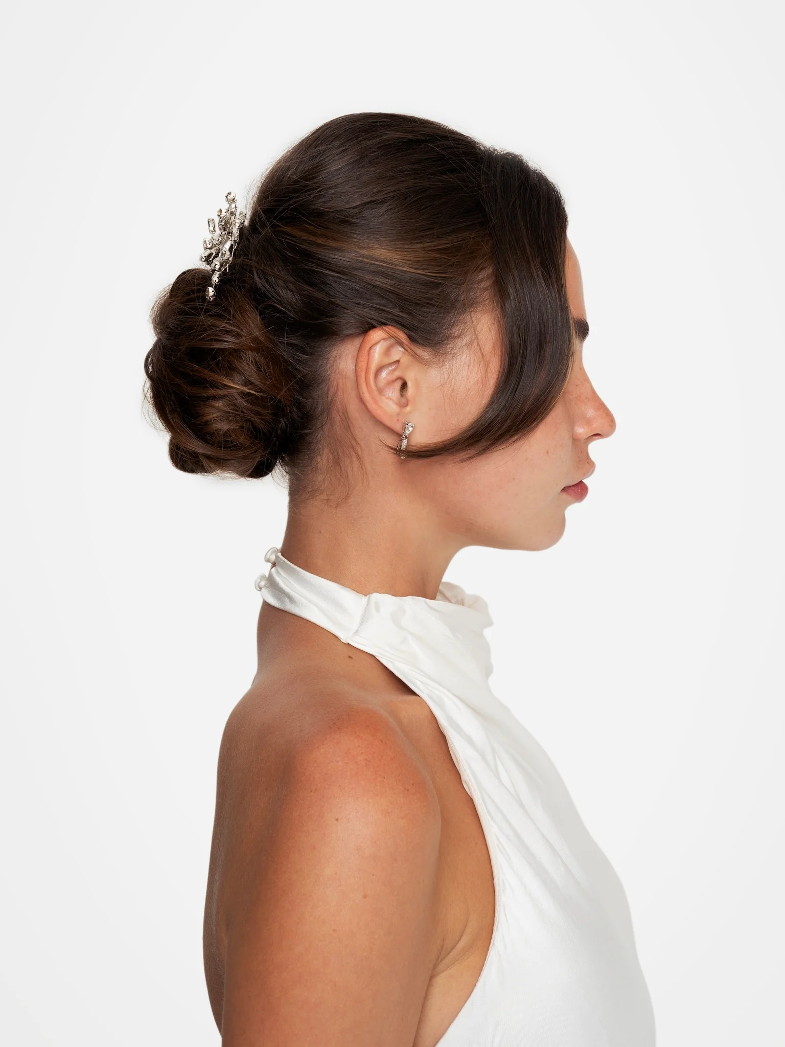 Bridal Rhinestone Hairpins, Set of 3 - Image 3