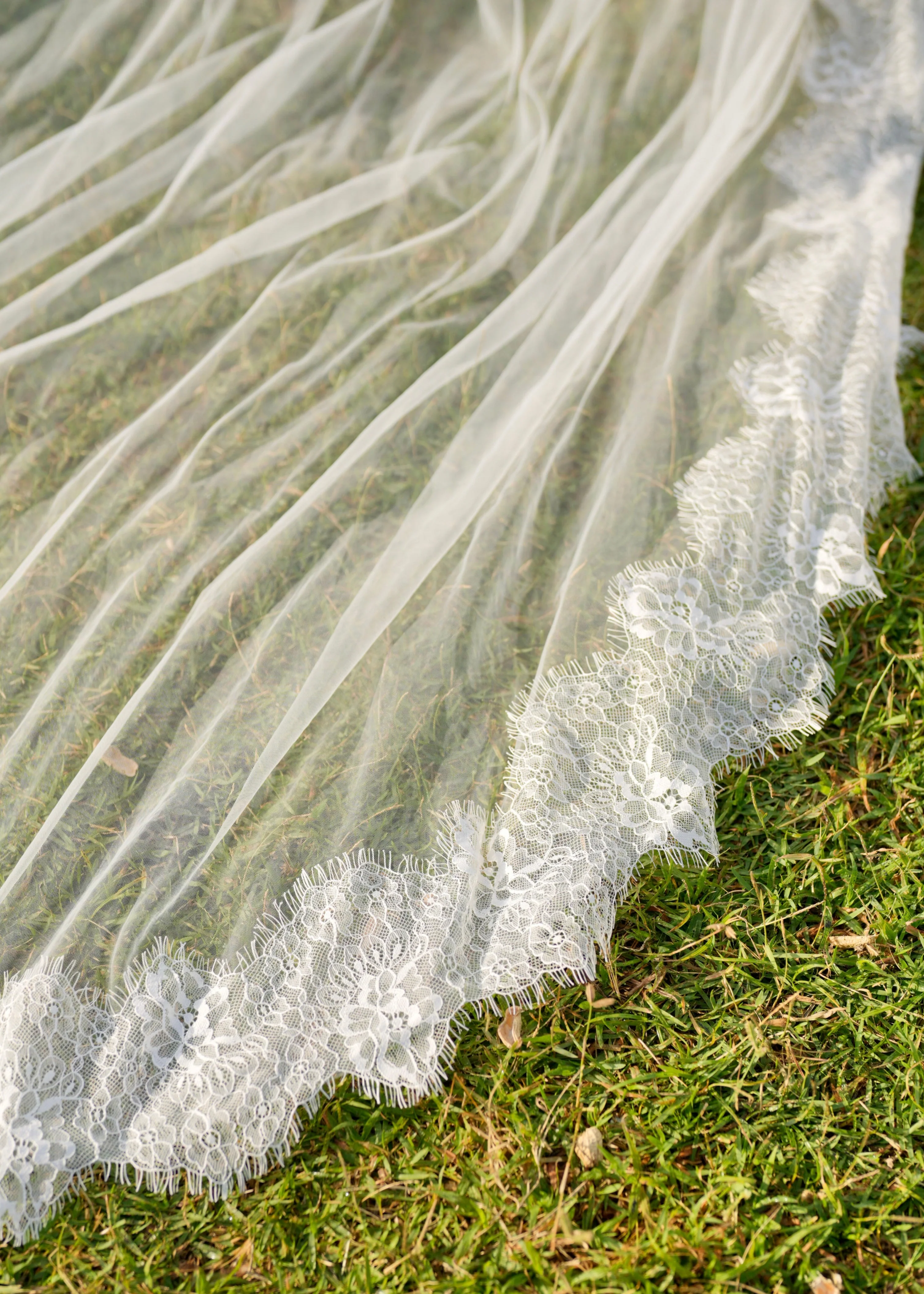 Lace Veil, Single Tier, Cathedral Length - Image 16