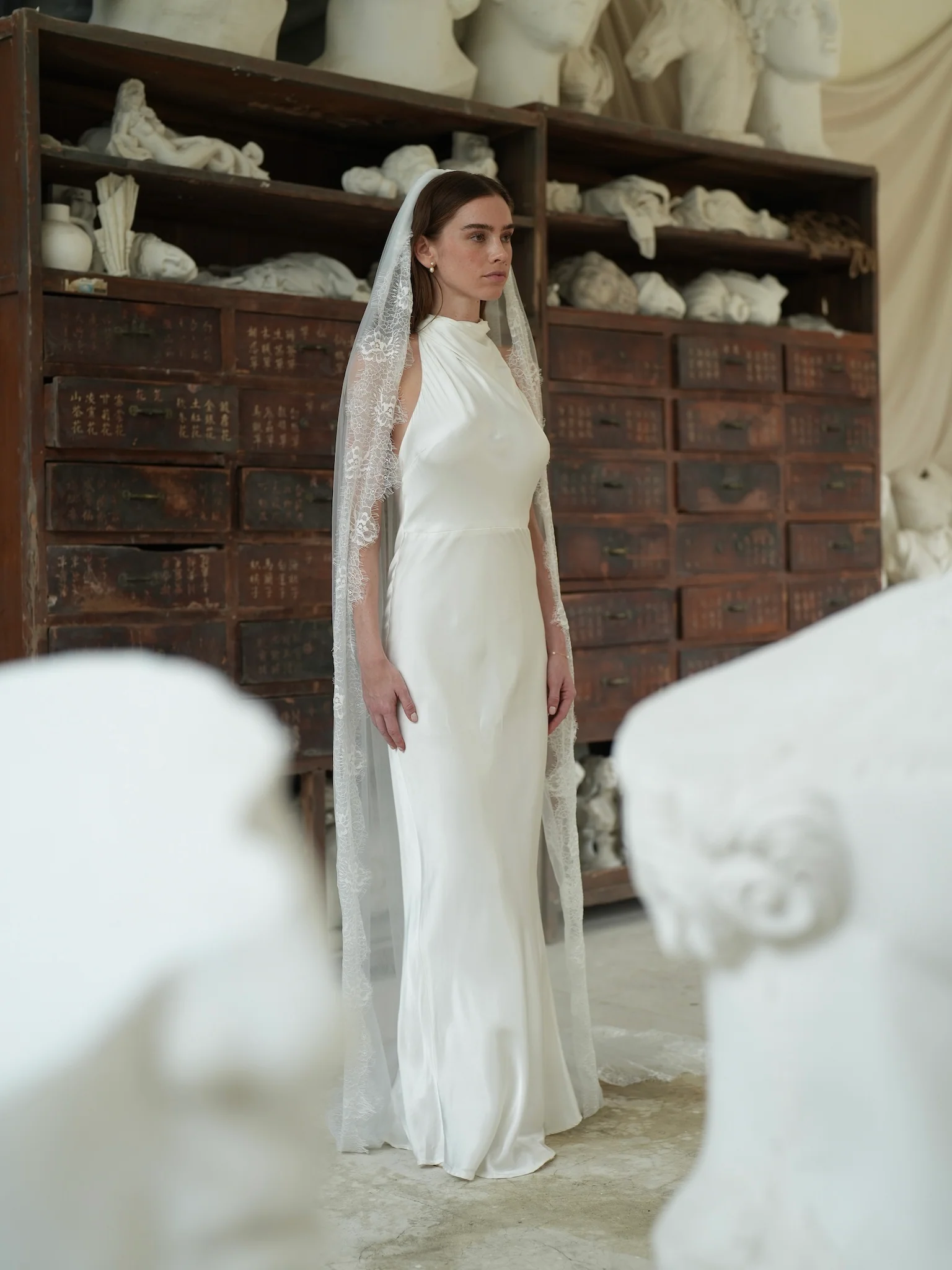 Lace Veil, Single Tier, Cathedral Length - Image 5