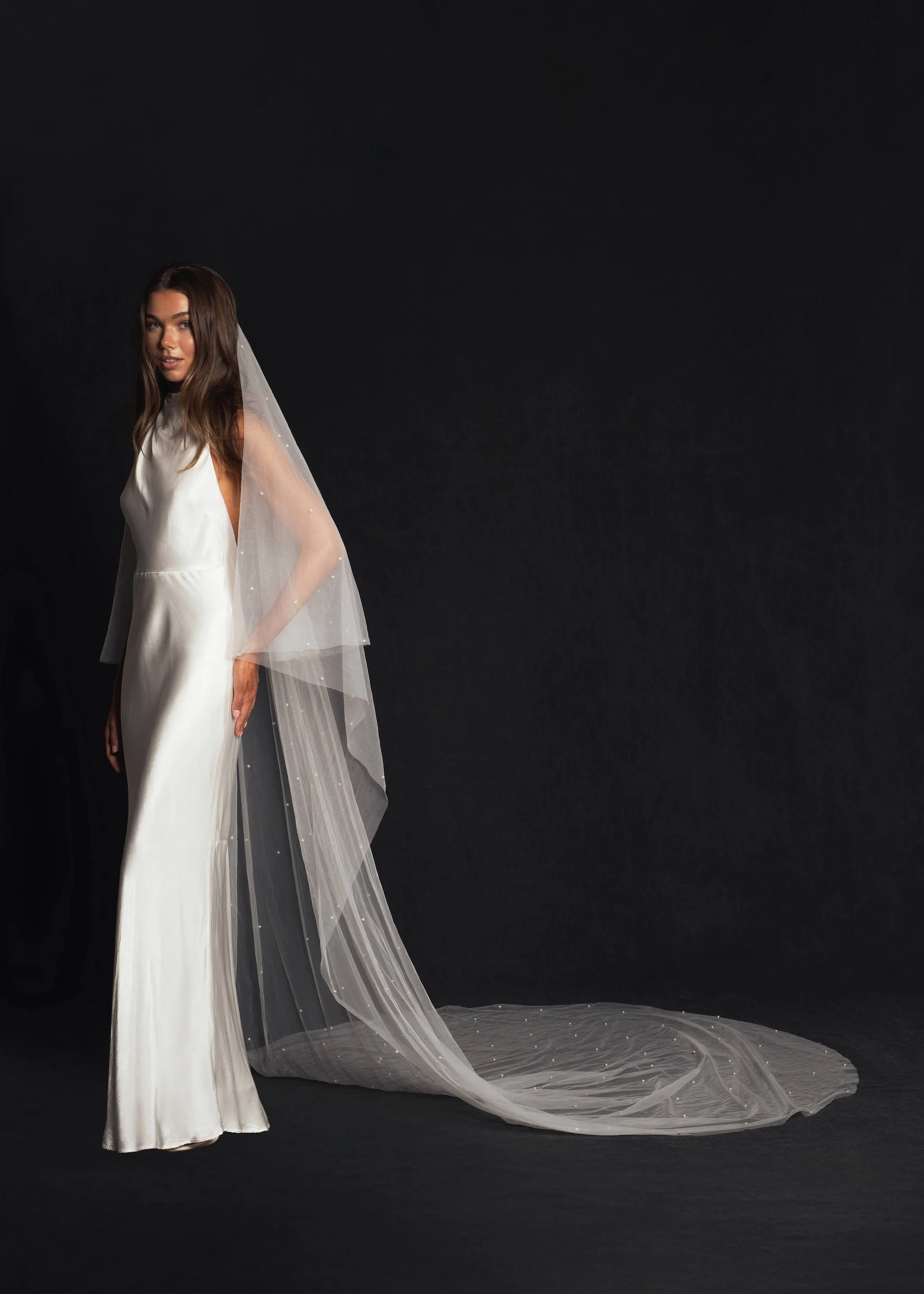 Pearl Veil, Two Tier, Cathedral Length - Image 7